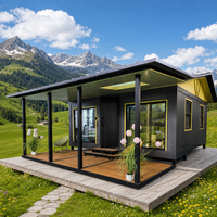 Maisonnette préfabriquée modulaire de 20 pieds avec cuisine et salle de bain pour studio de jardin