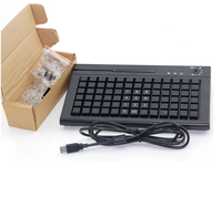Mini interrupteur professionnel avec clavier filaire/Usb, pour caisse enregistreuse, Programmable, avec lecteur de cartes magnétiques, 1 pièce