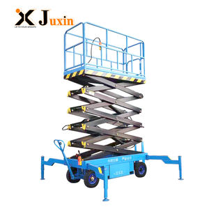 Plataforma Elevadora de Tijera Eléctrica a Batería, Mesa de Trabajo Usada en Almacenes y Fábricas, Elevador de Personas con Certificado CE - Product Image 1