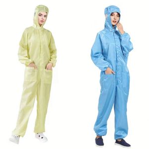 High Quality Clean Room Garment Anti-static Work Clothes Dust-Proof Coverall Workwear Reflective Accents - Product Image 1