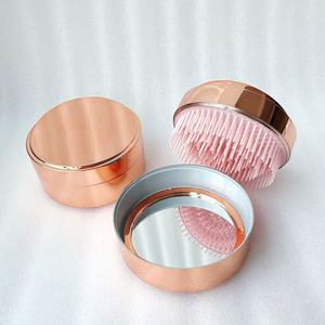 Của phụ nữ độc đáo bằng sáng chế thiết kế mini Tóc Lược thiết lập với trang điểm gương đệm và nhỏ gọn các tính năng làm bằng Nylon bàn chải - Product Image 4