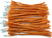 Allumeurs à fil de cuivre sans poudre pour feux d'artifice, 200 cm, 50 pièces, pour systèmes d'allumage de machines à feux d'artifice