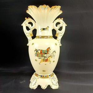European-style <b>Ceramic</b> <b>Vase</b> Binaural High-end Luxury Living Room Entrance Ornaments TV Cabinet Home Decorations Character - Product Image 6