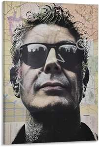 Anthony Bourdain Celebrity Chef Portrait Peinture <span class=keywords><strong>et</strong></span> Arts Muraux Toile Art Mural Décor À La Maison <span class=keywords><strong>Cuisine</strong></span> Bureau <span class=keywords><strong>Affiche</strong></span> Murale - Product Image 2