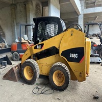 Gebrauchter Caterpillar 246C Kompaktlader Modell 2018 MOOG Motor Dieselmotor 62kW Hochleistungspumpe 1497kg Nennlast 3790kg