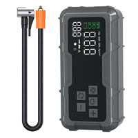 2 in 1 Portable Car Jump Starter with Tire Inflator 960A Peak 8000mAh Digital Air Compressor