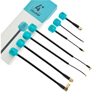 Foxeer <span class=keywords><strong>2</strong></span> pz. Antenna FPV Lollipop <span class=keywords><strong>4</strong></span>+ 5.8G <span class=keywords><strong>2</strong></span>.6dBi RHCP SMA RPSMA UFL MMCX FPV Omni LDS per FPV Racing Sostituibile - Product Image 1