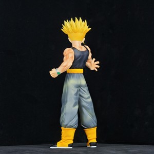 Figura de Super Saiyan Future Trunks de DBZ, Chaleco Negro Clásico, Pantalones Grises de Artes Marciales, 29 cm de Altura, Juguete Coleccionable para Coleccionistas de DBZ - Product Image 4
