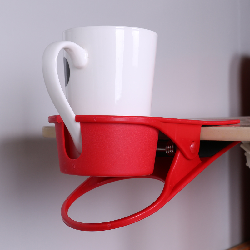 Gulaki Universal Multi-Space Plastic Clip Cup Holder for Car and Restaurant Tabletop