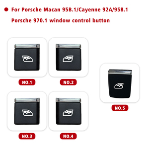 Compatible con Porsche <span class=keywords><strong>Macan</strong></span> 95B.1, Porsche 970.1, <span class=keywords><strong>Cayenne</strong></span> 92A, 958.1, Interruptor de Apertura de Ventana, Botón Interior, Compatible con Auto, 7PP959858 - Product Image 3