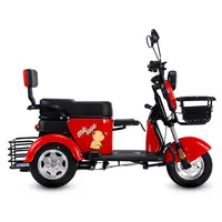 Scooter elétrico triciclo 3 rodas motocicleta, triciclo elétrico para adultos passageiros em preço barato