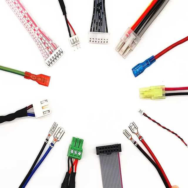 Wavelink Custom JST TE Molex Wire Harness Amass LVDS Cable SH ZH PH XH SM 1.0 1.5 2.0 2.54 for Electronic Applications