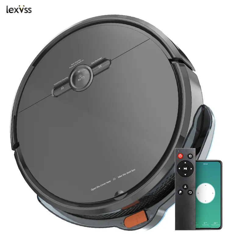 Wireless Remote Smart Robot Vacuum Cleaner Automatic Clean Carpet Floor Robot Mop Anti Falling Function Floor Cleaning Robot