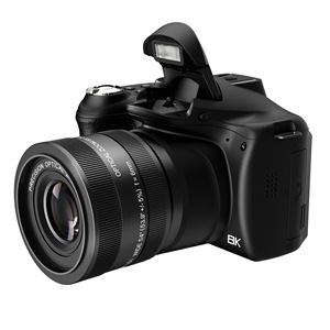 กล้องดิจิตอล 75MP เซ็นเซอร์ 8K CMOS ซูมออปติคอล 8 เท่า กล้องคู่ WiFi สำหรับใช้ในบ้าน - Product Image 3