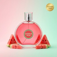 Perfume de Verano con Aroma a Sandía, Fresco y Jugoso, OEM, MOQ Pequeño, Etiqueta Personalizada