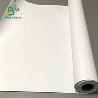 Rollos de Papel Bond Blanco de Pulpa Virgen Anti-Encrespamiento de 36" / 54" * 150 Pies 20LB (A0/A1) para Plotter CAD Compatible con Tinta de Dibujo