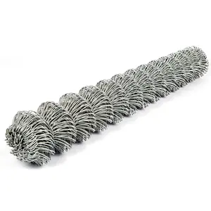 Factory supply commercial decorative garden border 6ft tall galvanized steel pipe chain link fence 100m