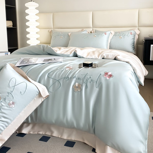 Set di biancheria da letto in tessuto di lusso per la casa copripiumino 100% copripiumino copripiumino letto matrimoniale - Product Image 5