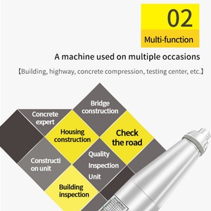 Dijital Beton Geri Tepme Çekici <span class=keywords><strong>Test</strong></span> Cihazı (Schmidt Çekici) 10-60MPa, 2.207J, Sesli Uyarı, USB Veri Aktarımı - Product Image 3