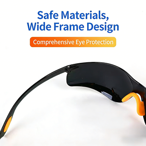 نظارات أمان صناعية للحماية من الضباب والغبار بإطار كامل من مادة البولي كربونات للمختبرات وركوب الدراجات - Product Image 3