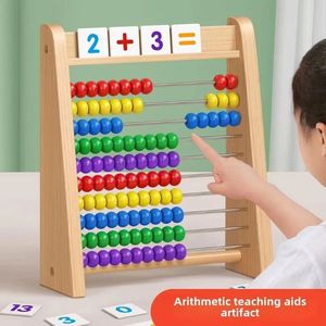 Ábaco de Madera Educativo con Cuentas para Calcular, Contar Números y Aritmética, Juguete de Aprendizaje Montessori para Niños - Product Image 5