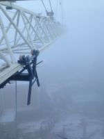 Mât d'antenne micro-ondes à 3 pieds en treillis d'acier pour télécommunications 4G longue portée, excellent pour les tours de téléphonie mobile et les stations radio BTS