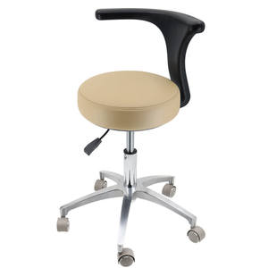 Fauteuil de Médecin Polyvalent pour Usage Dentaire, Esthétique, Ophtalmique, ORL - Gris/Noir/Argent Classe I - Product Image 1