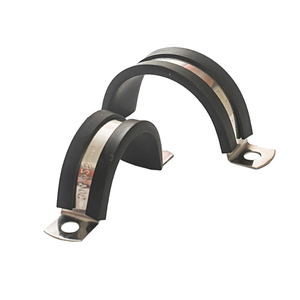 Collier de serrage en acier inoxydable 304 avec revêtement en caoutchouc pour la réduction des vibrations, montage de tuyaux - Product Image 5