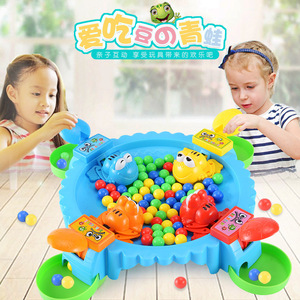 Frog Eating Beans <b>Game</b> Plastic Toy For Kids Parent Child Interactive Board <b>Game</b> With Colorful Balls And Fun Play - Product Image 1