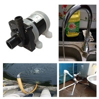 Pompa Air Celup Mikro Kecil DC 24v 12 Volt Tekanan Tinggi untuk Air Panas dan Air Mancur