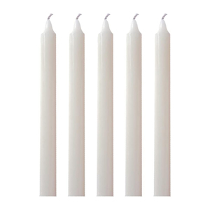 Candle Supplier Wedding Church Household <b>Table</b> Candle Paraffin Wax Religious Bougie Velas White Stick Candles - Product Image 1