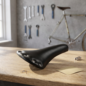 K Star Seat Saddle <b>Black</b> Universal Bicycle Parts Leather Polyurethane PU <b>Foam</b> All Seasons - Product Image 3