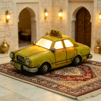 Lampe de nuit LED en résine personnalisée, ornement de voiture arabe vintage, lampe de table taxi, cadeau Eid Mubarak, souvenir de voyage du Moyen-Orient