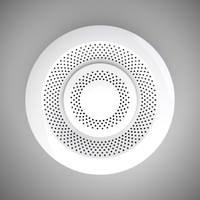 Boîtier d'air intelligent Tuya WiFi OLED en plastique, alimenté par batterie, détection PM2.5, COV, formaldéhyde, OS Android, résolution d'écran