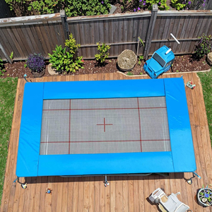 <span class=keywords><strong>Trampoline</strong></span> de gymnastique professionnel 3m*5m, équipement de compétition et d'entraînement pour adultes, lit de saut - Product Image 5
