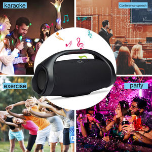 Bocina Portátil Big 360 <span class=keywords><strong>Boombox</strong></span>, con Micrófono, Bluetooth, para Cantar, Altavoz, <span class=keywords><strong>Parlante</strong></span>, <span class=keywords><strong>Boombox</strong></span> - Product Image 2