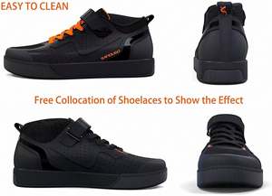 Zapatos de bicicleta de montaña, bicicleta de carretera, descenso y <span class=keywords><strong>Enduro</strong></span>, tacos duraderos, <span class=keywords><strong>Zapatillas</strong></span> <span class=keywords><strong>Mtb</strong></span>, zapatos reflectantes para hombres, zapatos de ciclismo - Product Image 4