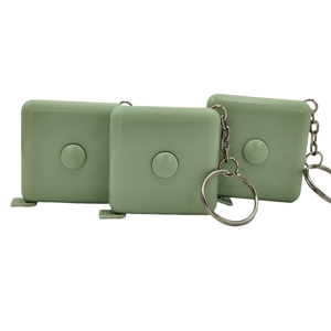 Màu Xanh Lá Cây Hình Vuông 1.5M Mềm Vải Vải Băng May Công Cụ <span class=keywords><strong>Mini</strong></span> Sợi Thủy Tinh Đo Băng - Product Image 1