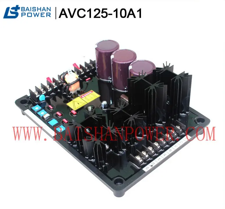 Basler regulador automático de tensión 400HZ AVR Avc125-10A1 50/60Hz generador de potencia de entrada 240VAC Avc125-10b1 AVR Avc125-10b2 Avc63
