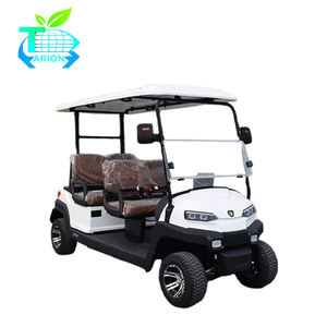 Voiturette <span class=keywords><strong>de</strong></span> golf électrique homologuée CE, neuve, 4 places, pneus tout-terrain, batterie lithium, pour parcours <span class=keywords><strong>de</strong></span> golf et complexe hôtelier - Product Image 1