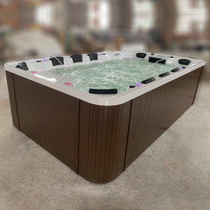 Bañera de Hidromasaje para Exteriores, Piscina Grande, SPA, Aguas Termales a Temperatura Constante, para 10 Personas, Inteligente - Product Image 5