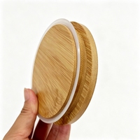 Couvercle en silicone transparent pour bocal en bois, idéal pour la mise en conserve – Vente chaude