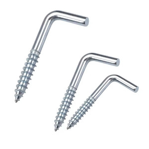 Crochets muraux en acier en forme de L, bleus et blancs, zingués, M2.4, M2.5, M2.8, M3.4, système de mesure métrique, prix usine - Product Image 5