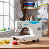 Machine à coudre industrielle Jack F4 à point noué, entraînement direct, haute vitesse, une aiguille, avec coupe-fil automatique