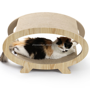 Pelindung furnitur penggaruk kucing Modern mewah dapat dilepas bentuk Oval dibuat dari kertas berkualitas tinggi yang dikemas dalam karton - Product Image 1