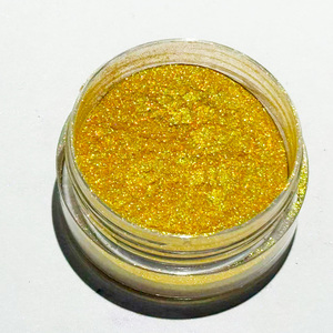 Polvo de Mica Dorada de 10-60 µm, Pigmento Sintético de Fluoroflogopita, Polvo de Oro Perlado, Pigmento Perlado para Tinta - Product Image 1