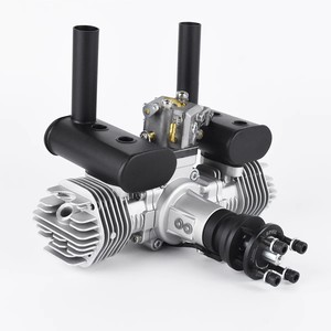 Motor de Gasolina Ephil X-40cc-T de Dos Cilindros y 2 Tiempos para Aviones RC, Uso en Exteriores, Kit de Modelo Metálico - Product Image 3