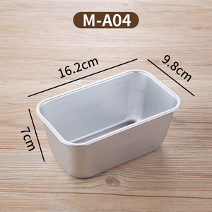 Molde de pan Rectangular de aleación de aluminio, pan de Metal DIY para hornear y herramientas de pastelería para tostar - Product Image 5