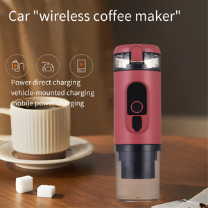 <span class=keywords><strong>Cafetera</strong></span> Espresso Portátil 2 en 1 KLT, 20 Bares, Alimentada por USB, Mini <span class=keywords><strong>Cafetera</strong></span> para <span class=keywords><strong>Cápsulas</strong></span> y Café Molido, Viajes, Aire Libre, Totalmente Automática - Product Image 1