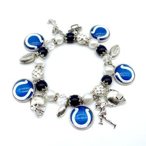 2026 Nieuwe Aanwinsten 32 Voetbalteams Sport Rekbaar Charm Armband Voetbal Basketbal Armbanden Sieraden Sport Team Armband - Product Image 4